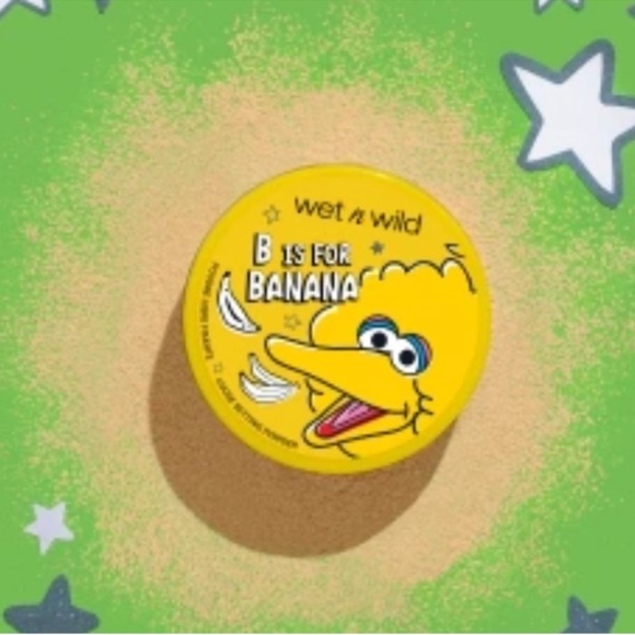 NEW Wet n Wild x Sesame Street Loose Banana Powder B is for Bananas SEALED - Picture 3 of 9